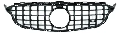 Produktbild von Kühlergrill für Mercedes C-Klasse W205 S205 C205 A205 14-18 GTR Panamericana Design.