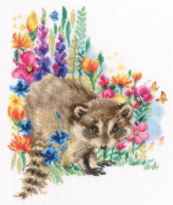 Obrázok produktu pre Súprava na výšivku RTO "Niekomu, kto má rád kvety II", vzor, 21,5 x 25,5 cm