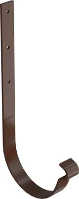 Produktbild von BRYZA Gerader Rinnenhaken verzinkt Ø 150 mm, Braun RAL 8017