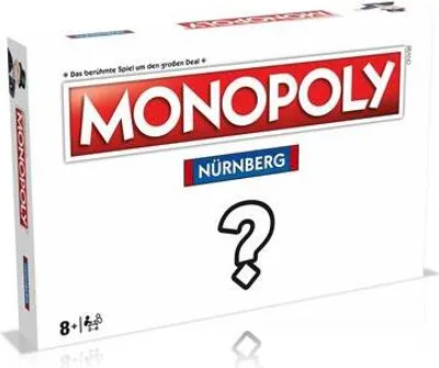 A Monopoly board game box for Nuremberg edition.