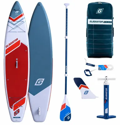 Productafbeelding van Gladiator Origin 12.6 SC SUP board, compleet set voor tochten, afmetingen 381x81 cm