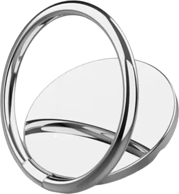 Produktbild von Handyhalter aus Zinklegierung, 360-Grad-Drehung, Fingerring-Ständer mit magnetischer Autohalterung, starker Klebegriff, Smartphone-Zubehör