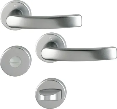 Produktbild von HOPPE Rosetten-Garnitur Luxembourg  Aluminium Stahl 199/42KV/42KVS - 1984929