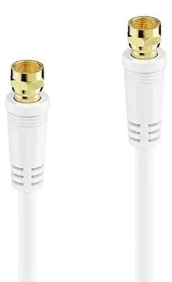 Zdjęcie produktu dla Kabel sat 3M 75 omów 4 krotnie ekranowany wtyczka f do telewizora