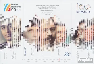 Produktbild von Briefmarken Rumänien 2018 Mi Block769 (kompl.Ausg.) postfrisch Hörfunkgesellschaft