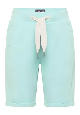 Produktbild von Elbsand Damen Sweat-Shorts Bermuda Kurze Sweathose Ocean View, BRINJANA, HELLBLAU, GR. M