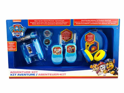 Produktbild von Psi Patrol 5-in-1-Abenteuerset: Taschenlampe, Kompass, Fernglas, Walkie Talkie, Kopfhörer PW-V302 eKids
