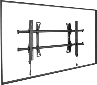 Produktbild von Chief Fusion Large Fixed Display Wall Mount - For Displays 42-86" - Black - Befestigungskit (2 Verbindungsklammern, fest angebrachte Wandhalterung)
