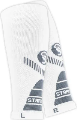 Produktbild von Stark Soul® 2 Paar Wadenbandagen mit Kompression – Weiß – L