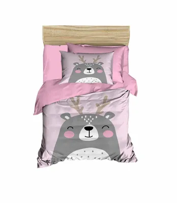 Produktbild von L'Essentiel Linge de Maison, PH1111, Baby-Bettbezug-Set, Rosa, 100 x 150 cm