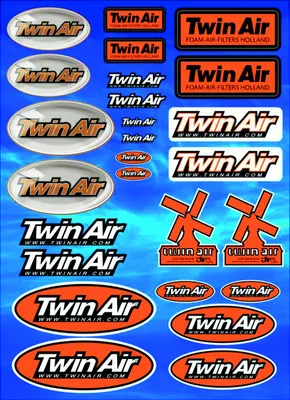 Obrázok produktu pre Súprava nálepiek TWIN AIR 2014