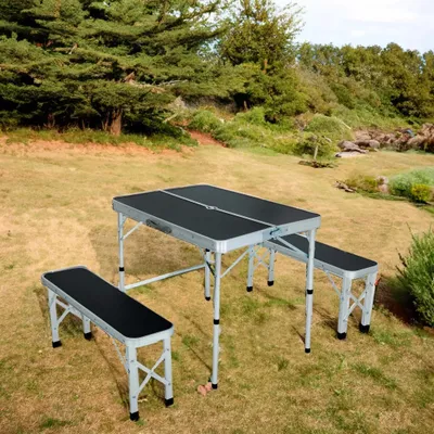 Produktbild von Camping-Set MALEKO - schwarz