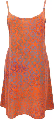Produktbild von Boho Strandkleid, Minikleid, Sommerkleid, Trägerkleid - Orange, Damen, Viskose, Kleider