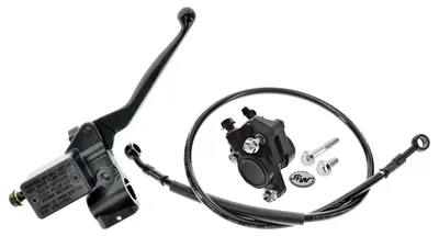 Produktbild von Handbremszylinder MZA für Schnellgasgriff mit Bremssattel Bremsschlauch 780 mm