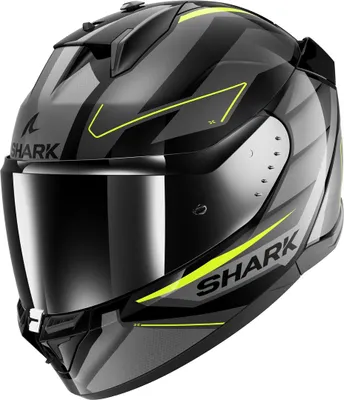 Image de Casque Shark D-Skwal 3 Sizler, noir/gris/jaune, 2XL (63/64)