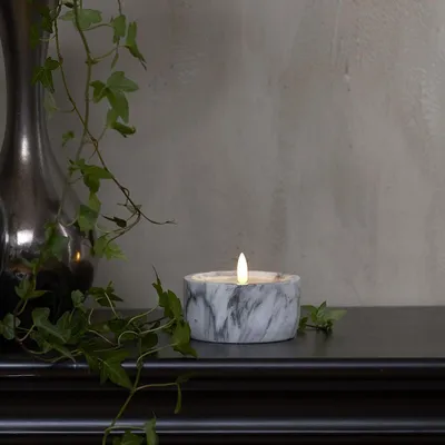 Zdjęcie produktu dla Star Trading Flamme Marble, Szary, Sypialnia, Salon, IP20, 1 szt., LED, 0,03 W