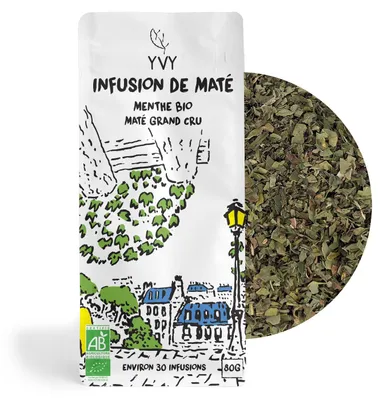Imagen del producto de Infusión de menta ecológica, variedad Grand Cru, 80g