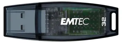 Zdjęcie produktu dla Emtec C410 32GB Pamięć USB 2.0 Czarny - 18/5 MB/s - Czarny