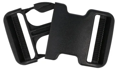 Steckschnalle Kunststoff 50 mm schwarz – 1 Stück