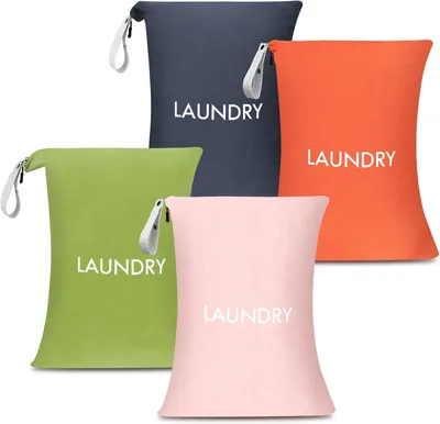 Produktbild von Wäschesäcke 4 Stücke, 23.6" x 17.7", wasserdichtes Nylon, für Sport