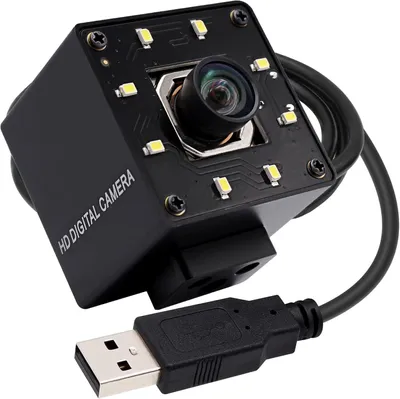 Obrázek produktu pro USB kamera – webkamera – PC kamera – UVC kamera – kamera kompatibilní s LightBurn – 12 MP, 4K, automatické ostření