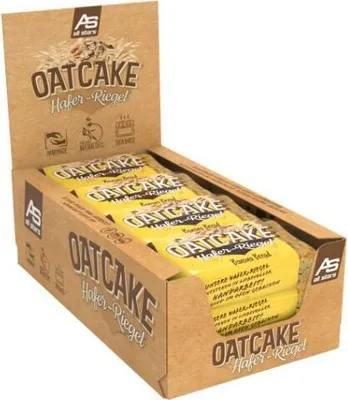 Produktbild von ALL STARS Fitness Products OATCAKE Hafer-Riegel, Snack bars, Banane, Haferflocken, 80 g, 1914 kJ, 458 kcal, 366 kcal