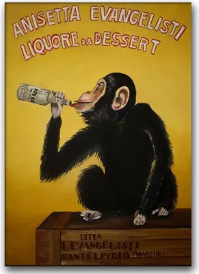 Produktbild von Poster - Canvas - Leinwand - 59,4 cm x 84,1 cm - Fotoposter - Leinwandkunst - Anisetta Evangelisti Liquore da Dessert