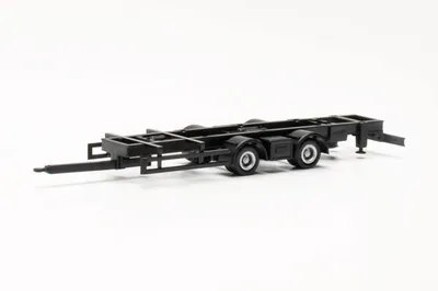 Productafbeelding van Aanhangwagen met twee assen, groot volume, 7,82 meter lang, met een vaste opbouw