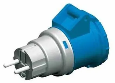 Produktbild von Steckeradapter 16A männlich auf weiblich IEC 16A 2p+t 250V - Electraline