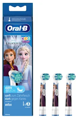 Obrázek produktu pro Oral-B Frozen - Náhradní kartáčky pro elektrickou zubní kartáčky, balení 3 kusy
