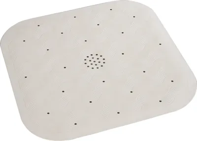 Produktbild von Maximex Duscheinlage Mod. Natur-Kautschuk Beige, mit Saugnäpfen auf der Unterseite, Maschinenwaschbar bei 40° C
