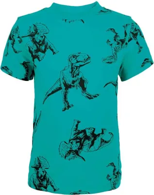 Produktbild von Jurassic World T-Rex Kinder Jungen kurzarm T-Shirt Shirt – Blau / 92