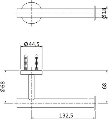 Produktbild von Herzbach LIVING Papierrollenhalter Edelstahl