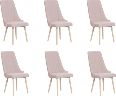 Immagine prodotto di 6x Stühle Stuhl Polster Modernes Set Design Lehn Garnitur Sessel Komplett