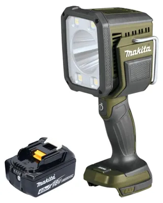 Obrázok produktu pre Makita DML 812 M1 akumulátorová ručná lampa 18 V 1250 lm LED olivovo zelená outdoor adventure special edition + 1x akumulátor 4,0 Ah - bez nabíjačky