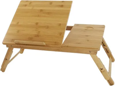 Produktbild von Laptop Tisch verstellbar, Holz, höhenverstellbar, für Zuhause