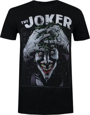 Produktbild von The Joker - "Crazed" T-Shirt für Herren TV1058 (M) (Schwarz/Weiß)