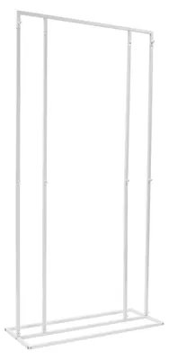 Immagine prodotto di Arco decorativo per palloncini - Struttura in metallo - 2 x 1 metro - Bianco - Ideale per matrimoni ed eventi