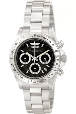 Obrázek produktu pro Invicta Speedway 9223 Pánské Hodinky - Quartz Hnutí - Nerezová Ocel s Černým Ciferníkem - 39 mm