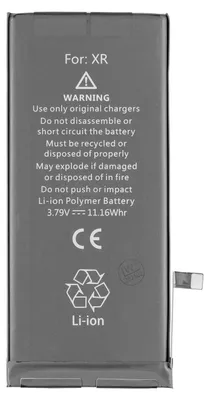 Produktbild von Ersatzakku für iPhone XR mit 2942 mAh Kapazität, Modellnummer 616-00471