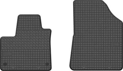 Image de Tapis avant en caoutchouc pour Mercedes Citan II 2021- (break) – 2 pièces, noirs, sur mesure