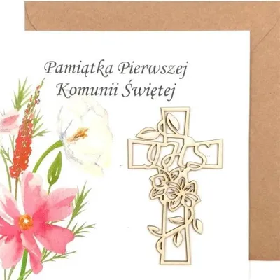 Zdjęcie produktu dla Kartka Pierwsza Komunia Święta - Naem