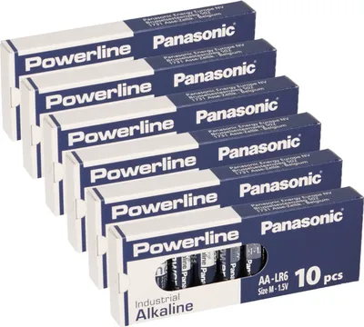 Produktbild von 60x MIGNON AA LR6 MN1500 Batterie PANASONIC POWERLINE INDUSTRIAL 3133mAh