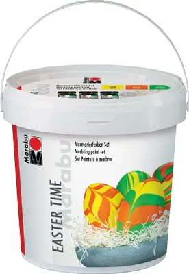 Obrázok produktu pre Marabu 1305000000097 Marabu mramorovacia farebná súprava "EASTER TIME"