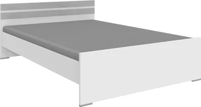 Produktbild von Bett >Joker< (B/H/T: 126x71x204 cm) in Weiß - 126x71x204cm (BxHxT)