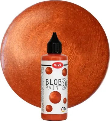 Produktbild von ViVA DECOR Blob Paint 90 ml kupfer-metallic