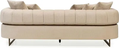 Produktbild von Beiger Dreisitzer Designer Stoffsofa Polstermöbel r 3-Sitzer