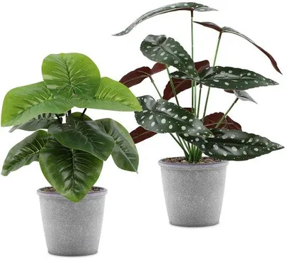 Immagine prodotto di Piante artificiali con vaso, fiori finti per camera da letto, soggiorno, bagno, ufficio, davanzale, altezza 30 cm