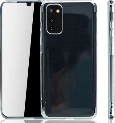 Zdjęcie produktu dla Etui na telefon komórkowy Samsung Galaxy A31 Silver - Clear - TPU Silicone Case Backcover w kolorze Transparent Silver