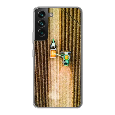 Produktbild von MuchoWow® Handyhülle Schutzhülle Hülle für Samsung Galaxy S22 Traktor - Feld - Land - Bauernhof - Ernte Silikon Softcase Handy Hülle - Mobiltelefonhülle